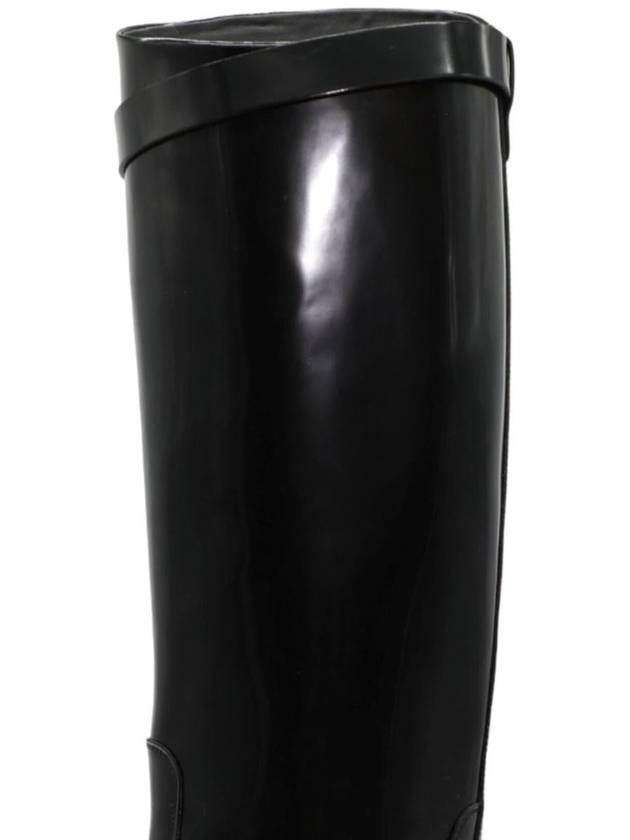 Logo Plaque Long Boots Black - DOLCE&GABBANA - BALAAN 4