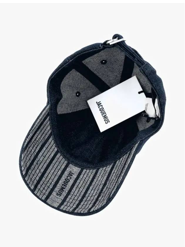 La Casquette Gadjo Base Ball Cap Blue - JACQUEMUS - BALAAN 4