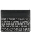 Lettering Logo Card Wallet Black - CELINE - BALAAN 4