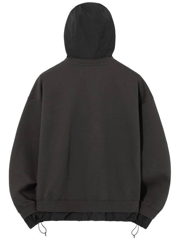 Swivet Utility Layered Detail Hood Charcoal - SWIB - BALAAN 4