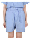 Poplin Pajamas Overfit Short Pants SWS SB - TEKLA - BALAAN 7