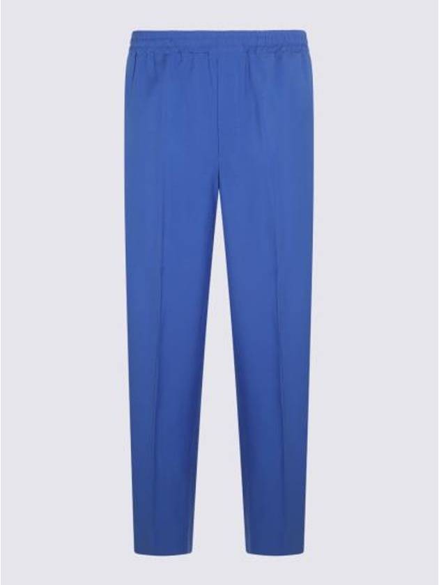 Interlocking G Wool Mohair Track Pants Blue - GUCCI - BALAAN 6