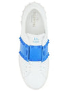 Untitled Low Top Sneakers White Blue - VALENTINO - BALAAN 3