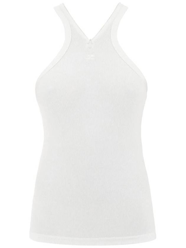 Criss Cross 90 s Sleeveless White - COURREGES - BALAAN 3