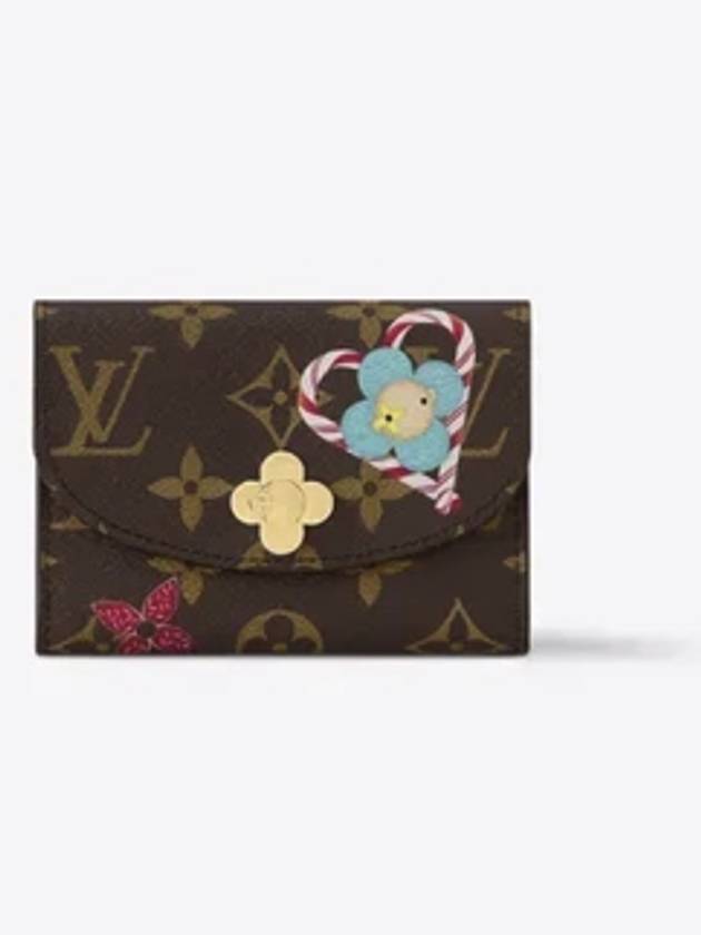 NEW LV XMAS VIVIENNE Rosalie Coin Perth Monogram Candy Red M12220 - LOUIS VUITTON - BALAAN 5