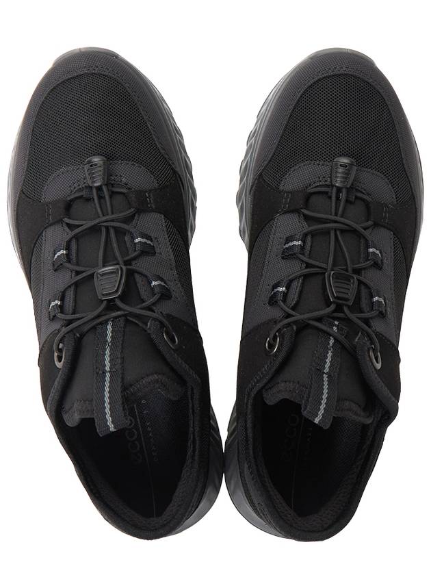 Exostride Gore-Tex Low Top Sneakers Black - ECCO - BALAAN 3