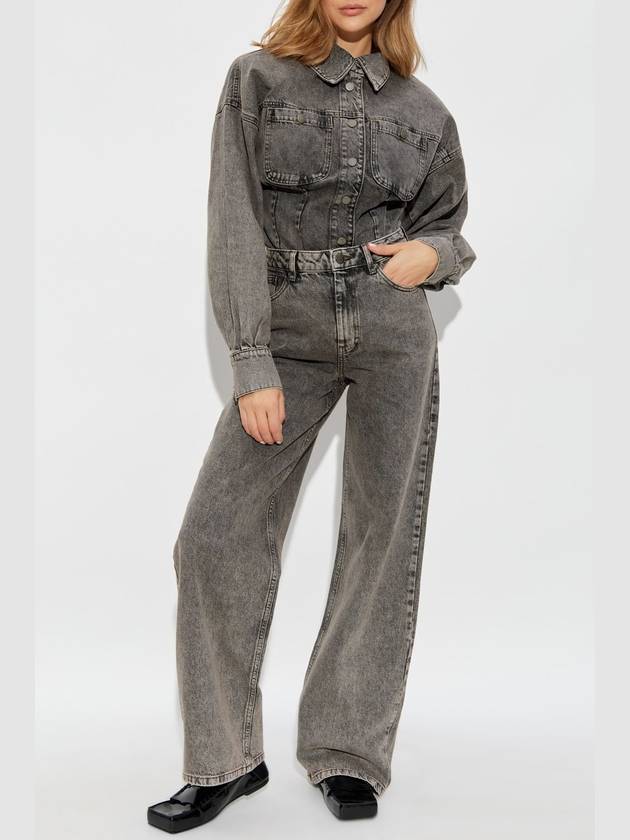 Gestuz Denim Shirt Brendagz, Women's, Grey - GESTUZ - BALAAN 2