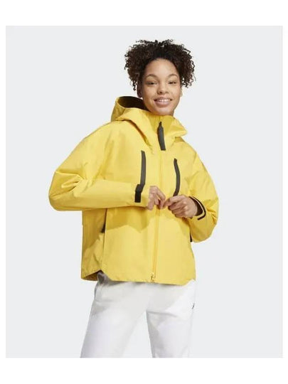 adidas My Shelter Rain Ready Jacket Yellow IM8529 - ADIDAS - BALAAN 2