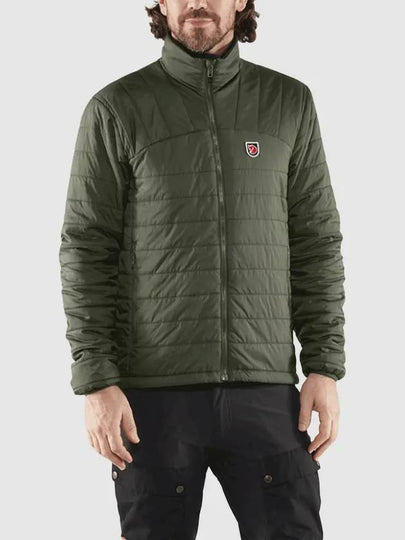 Men's Expedition X-Latt Padded Zip-Up Jacket Deep Forest - FJALL RAVEN - BALAAN 2