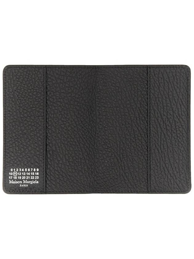 4 Stitch Passport Wallet Black - MAISON MARGIELA - BALAAN 5