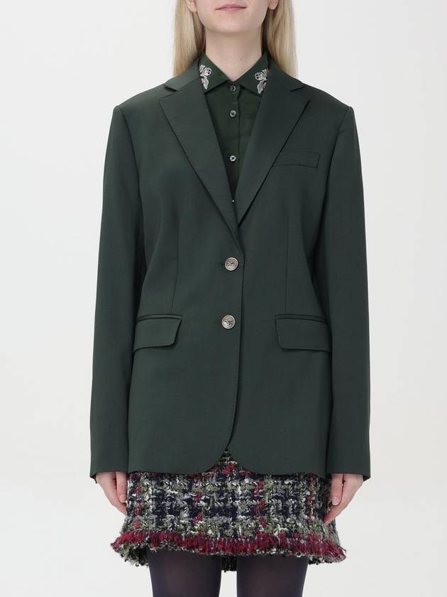 single breasted jacket green - ETRO - BALAAN 2