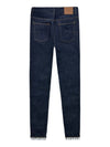 Men's Oblique Logo Slim Fit Jeans Blue - DIOR - BALAAN 3