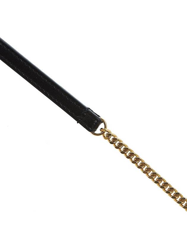 Cassandra Phone Holder Strap Cross Bag Black - SAINT LAURENT - BALAAN 10