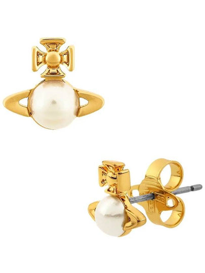 Balvina Pearl Earrings Gold - VIVIENNE WESTWOOD - BALAAN 2