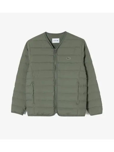 Men s lightweight down jumper khaki - LACOSTE - BALAAN 1