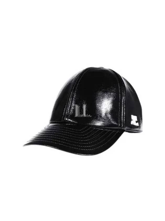 Signature Logo Baseball Ball Cap Black - COURREGES - BALAAN 2