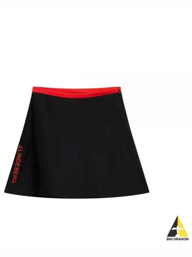 Themba A-line Skirt Black - J.LINDEBERG - BALAAN 2