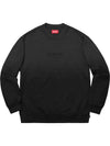 Dipped Crew Neck Black DIPPED CREWNECK - SUPREME - BALAAN 4