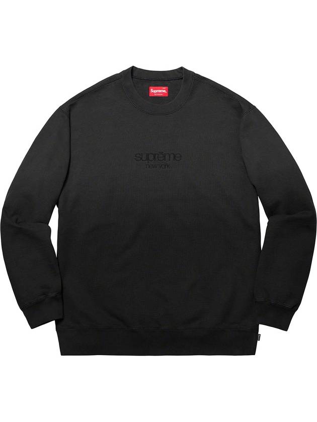 Dipped Crew Neck Black DIPPED CREWNECK - SUPREME - BALAAN 4