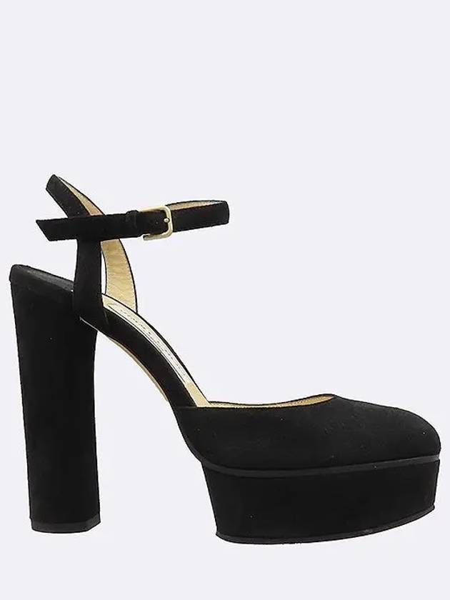 Maple 125 Black Suede Pumps Women s Shoes 230MM - JIMMY CHOO - BALAAN 4