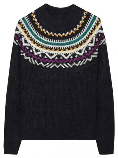 Gil jacquard wool sweater women knit - ISABEL MARANT - BALAAN 1