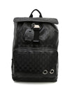 Crystal Black Backpack 500C Fiat Three Stripes Rucksack - GUCCI - BALAAN 1