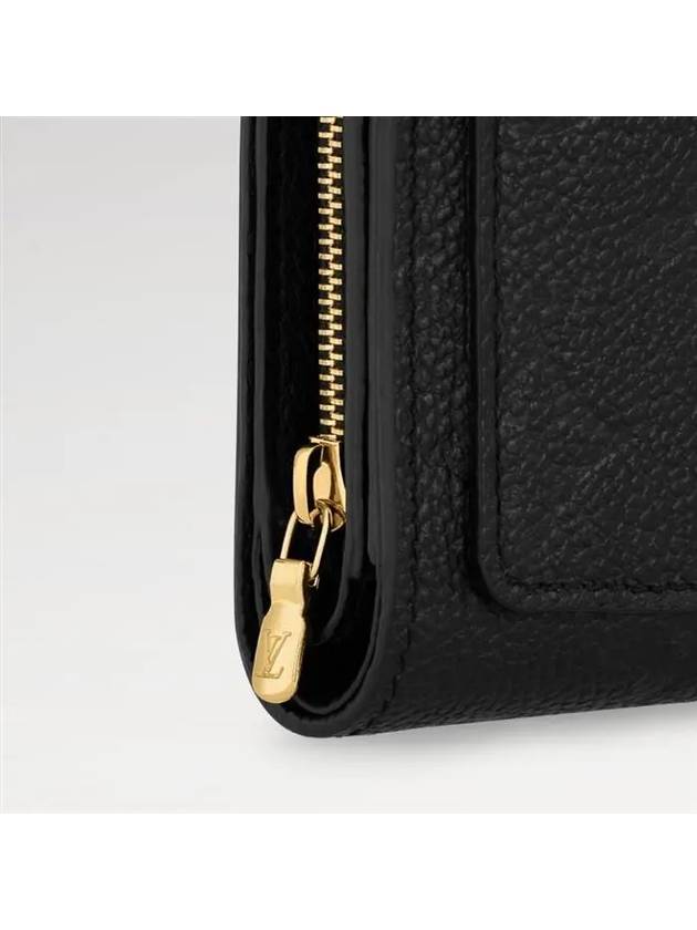 Clea Monogram Empreinte Half Wallet Black - LOUIS VUITTON - BALAAN 3