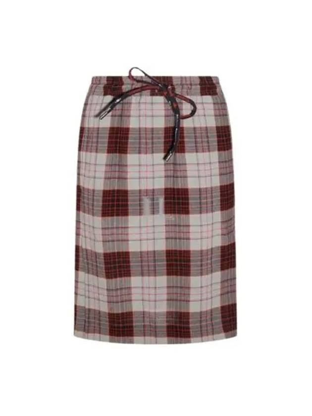 Kilt Check Midi A-Line Skirt Red - VIVIENNE WESTWOOD - BALAAN 2