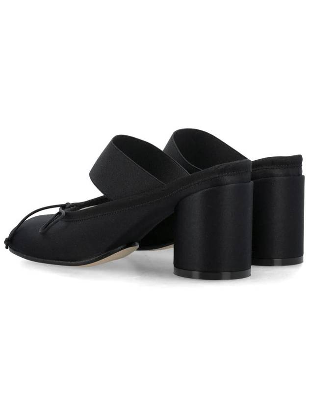 Mm6 Maison Margiela Logo Elastic Ballet Mules - MAISON MARGIELA - BALAAN 4