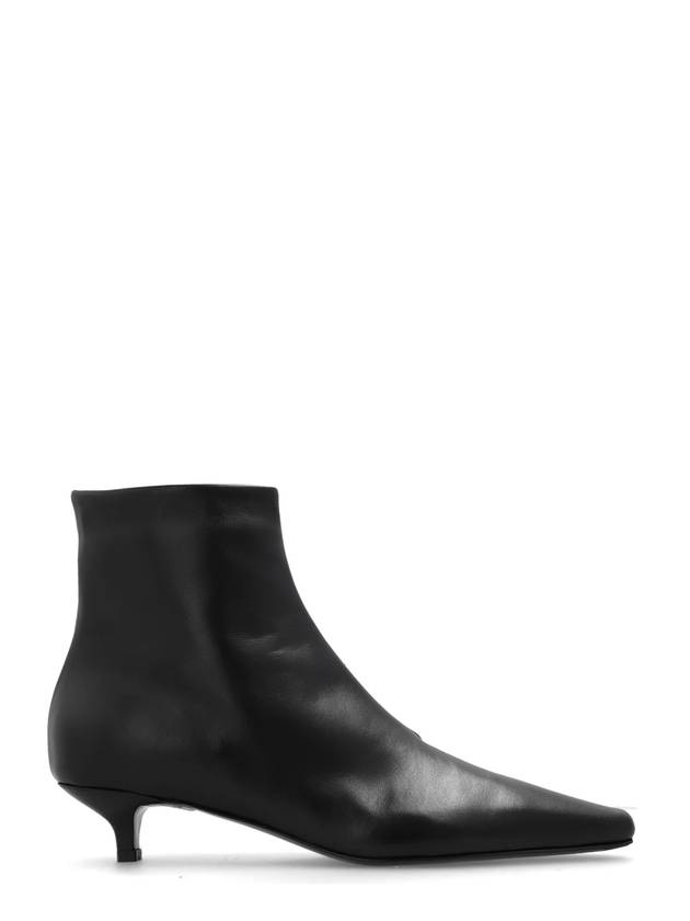 Slim Point Toe Middle Boots Black - TOTEME - BALAAN 1