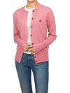 Bea Logo Wool Cardigan Pink - VIVIENNE WESTWOOD - BALAAN 6