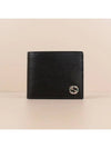 GG Interlocking Two Tone Half Wallet Black - GUCCI - BALAAN 2