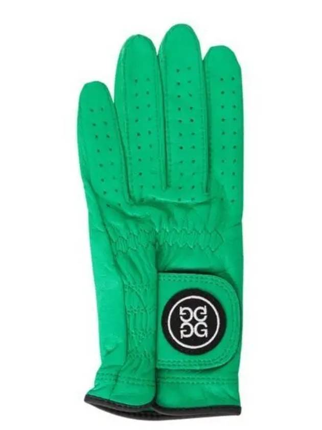 Circle GS Logo Leather Golf Gloves Green - G/FORE - BALAAN 2