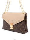 Monogram Palace Chain Shoulder Bag Flap Cross M50069 Dune Color - LOUIS VUITTON - BALAAN 2