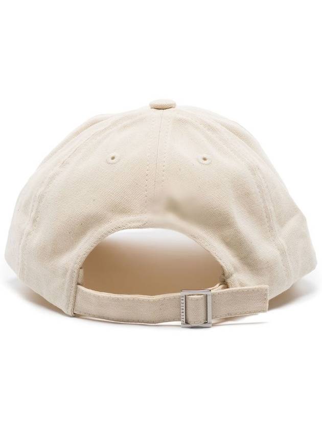 La Casquette Jacquemus Signature Ball Cap Ivory - JACQUEMUS - BALAAN 4