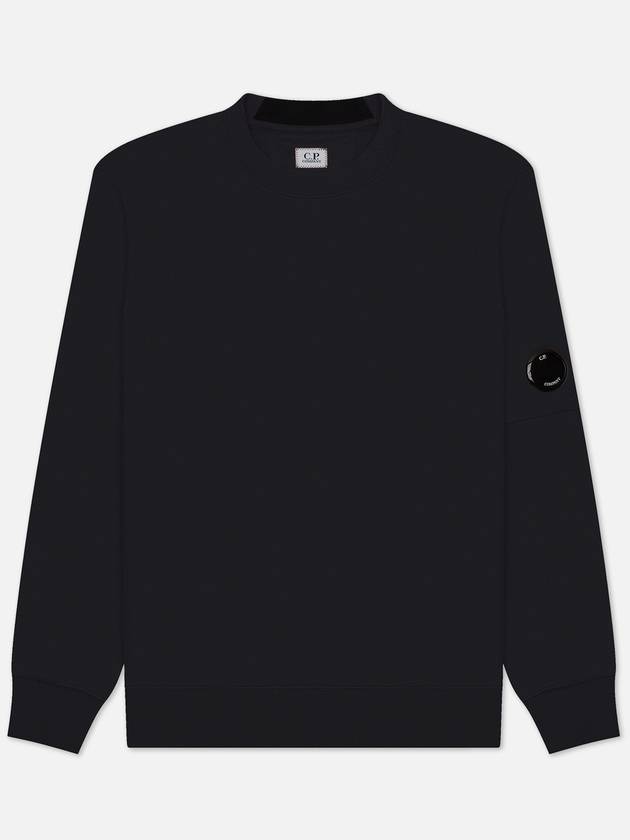 Diagonal Raised Fleece Lens Sweatshirt Black - CP COMPANY - BALAAN 2