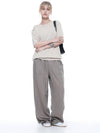 Men s CRHK BE Cool Round Half Knit Beige - CHANCE'S NOI - BALAAN 4