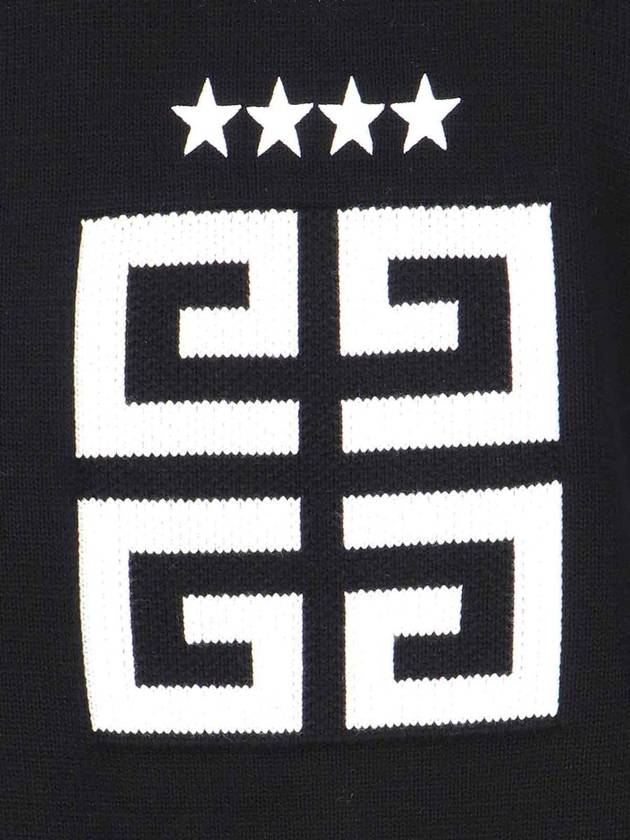 Back Logo Cardigan Black - GIVENCHY - BALAAN 5