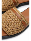 Women's Woven Raffia Slipper Beige - TOD'S - BALAAN 5