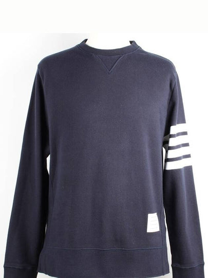 Diagonal armband sweatshirt navy 4 - THOM BROWNE - BALAAN 2