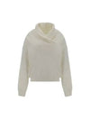 hooded sweatshirt 803146Y36SW 9538 WHITE - SAINT LAURENT - BALAAN 2