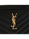 Monogram Quilted Clutch Bag Black - SAINT LAURENT - BALAAN 8