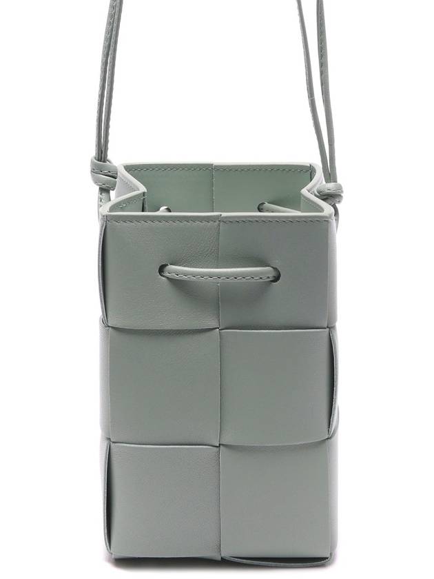 Intrecciato Cassette Small Bucket Bag New Sage - BOTTEGA VENETA - BALAAN 3