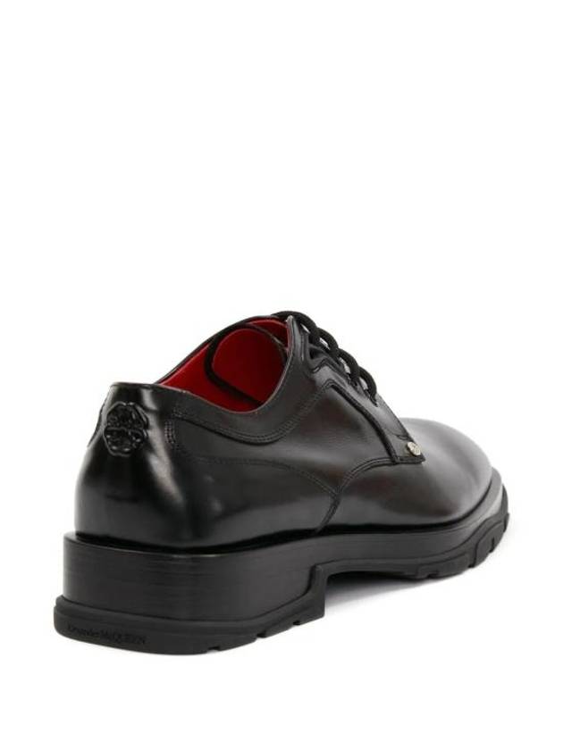 Men's Slim Tread Lace-Up Derby Black - ALEXANDER MCQUEEN - BALAAN 4