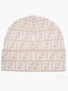 Wool Beanie Beige - FENDI - BALAAN 2