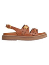 Tippi Triomphe Calfskin Sandals Tan - CELINE - BALAAN 1