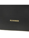 Embossed Logo Small Lambskin Leather Shoulder Bag Black - JIL SANDER - BALAAN 8