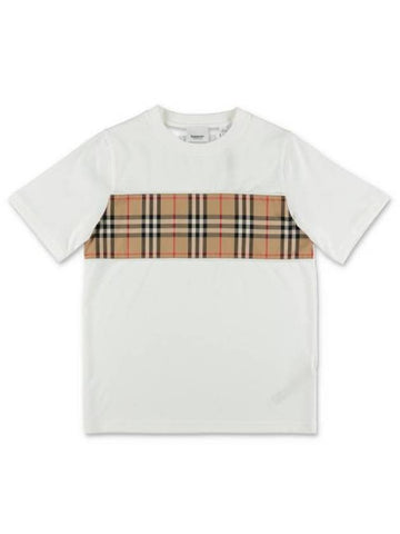 Kids T Shirt 8064783A1464 Bianco - BURBERRY - BALAAN 1