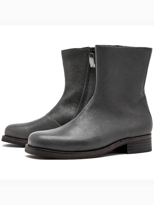 Camion Leather Ankle Boots Ash Grey - OUR LEGACY - BALAAN 3