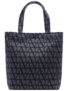 Men's Denim Toilet Iconographe Tote Bag Navy - VALENTINO - BALAAN 3